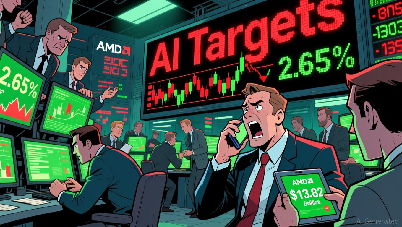 AMD's Volatile Day: Stock Dips 2.65% Despite 30% Surge in Trading Volume Rebounds 3.5% After Hours as AI Targets Grab Spotlight Trading Value Ranks Third at 13.82 Billion