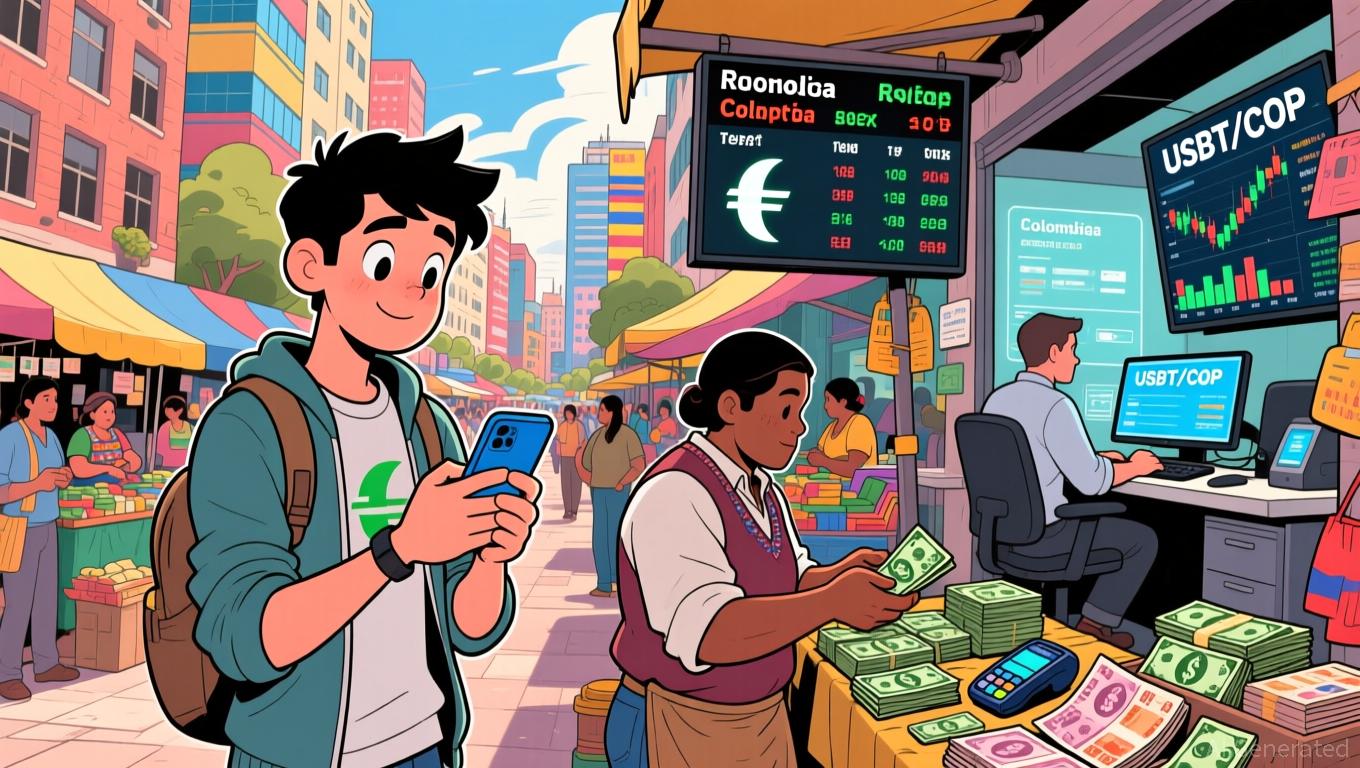 Market Overview for Tether/Colombian Peso (USDTCOP)