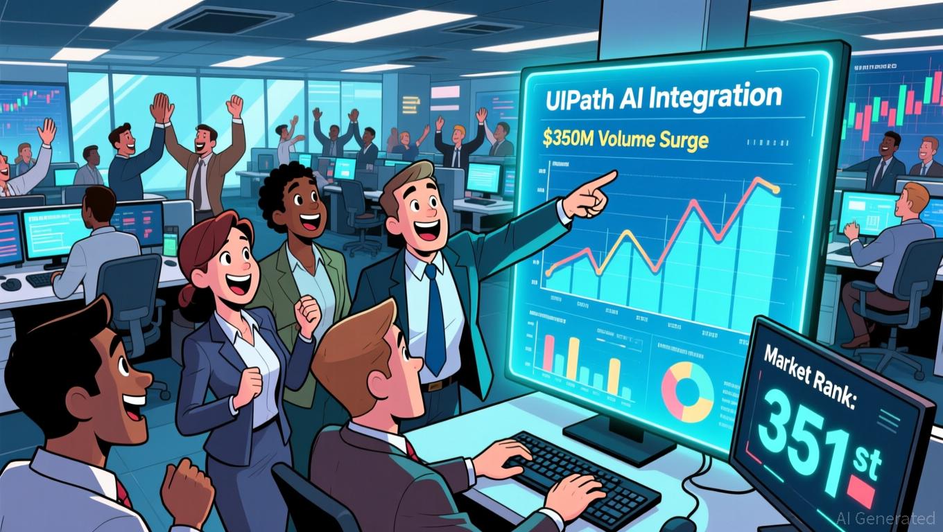 UiPath's AI Integration Sparks $350M Volume Surge, Ranks 351st in Market Activity