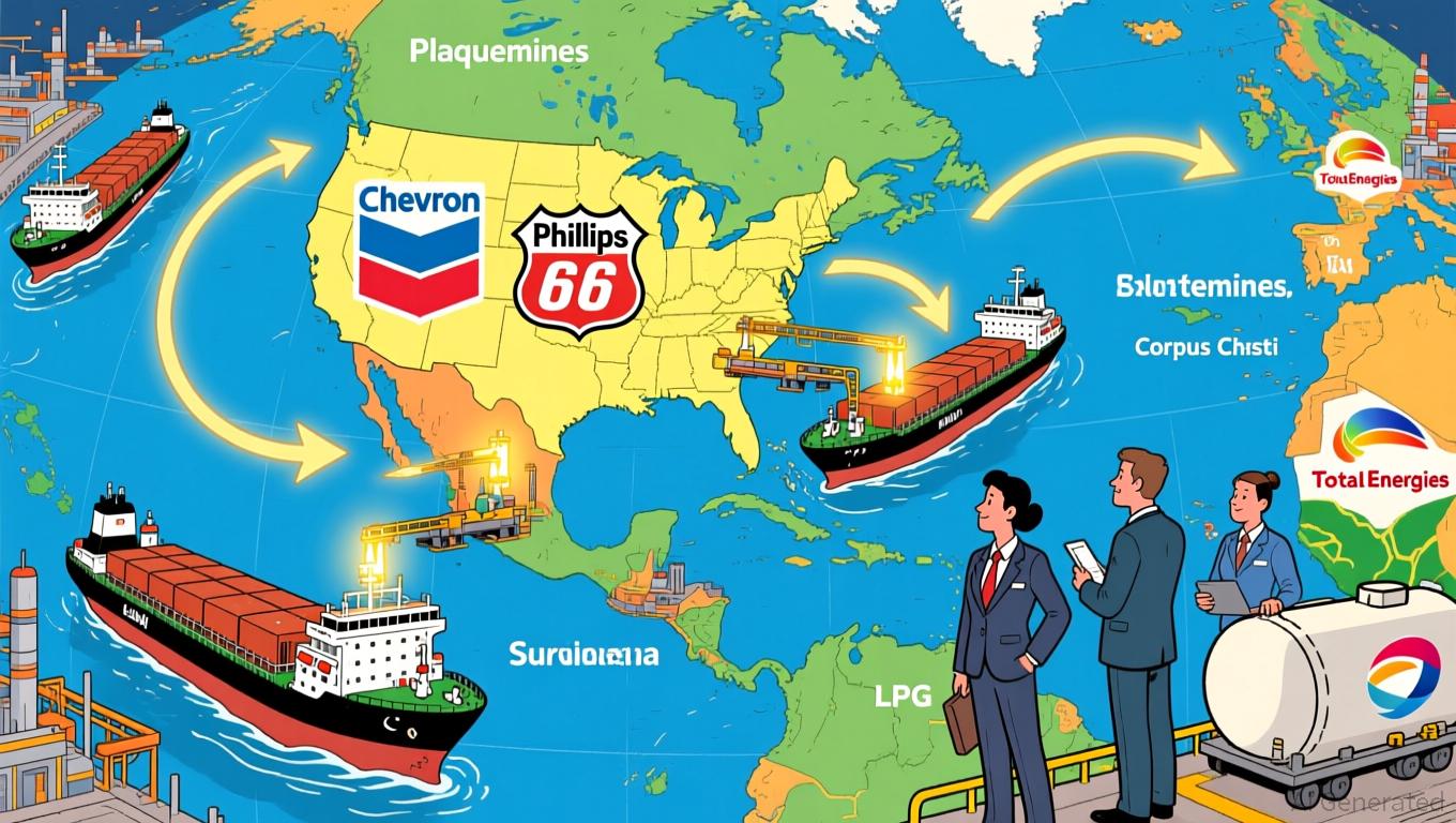 U.S. LPG Export Growth and Its Implications for Energy Stocks: Strategic Positioning of Chevron, Phillips 66, and TotalEnergies in Emerging Markets