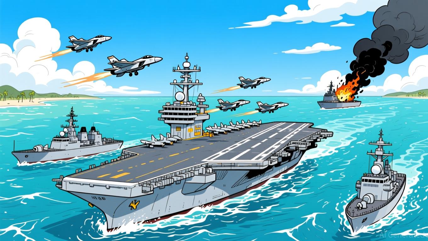 U.S. Justifies Caribbean Drills as Anti-Drug Mission, Critics Call It a Sovereignty Threat