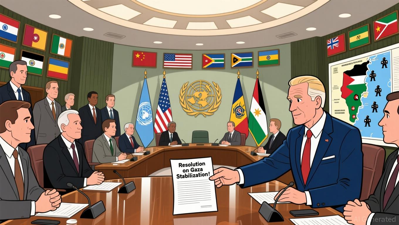 UN Security Council Adopts U.S.-Drafted Resolution Supporting Trump’s Gaza Plan and International Stabilization Force