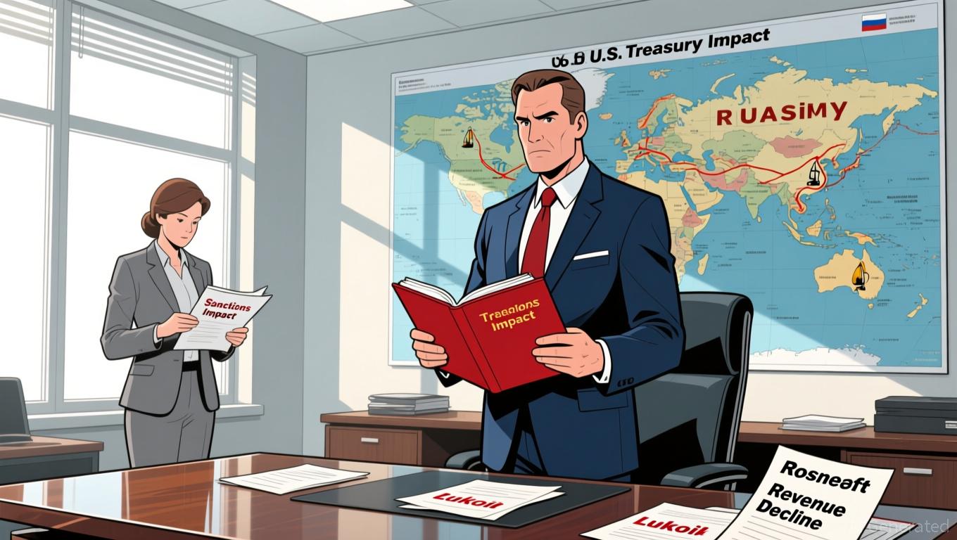 U.S. Treasury Confirms Sanctions on Rosneft and Lukoil Are Eroding Russian Oil Revenues