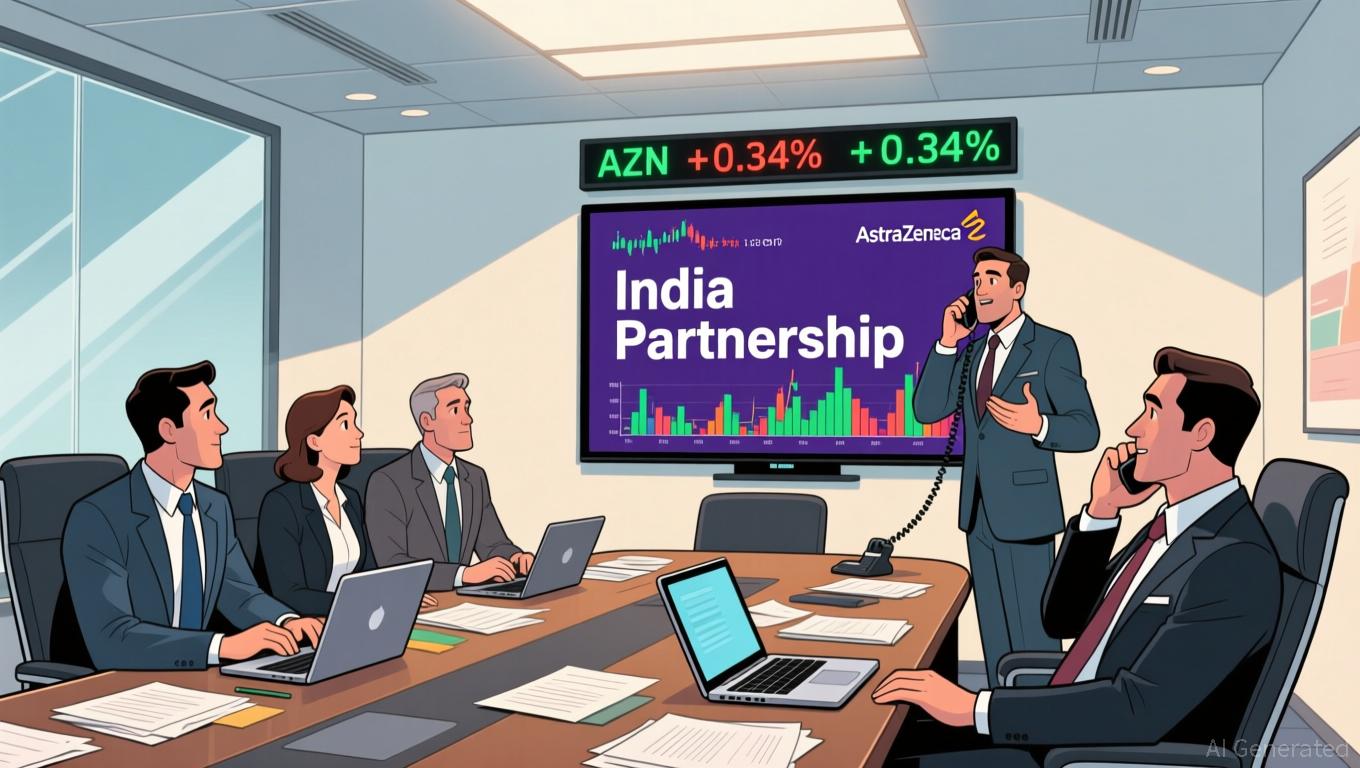 AstraZeneca's 0.34% Gain Trails Market as India Partnership Drives 348th Volume Rank
