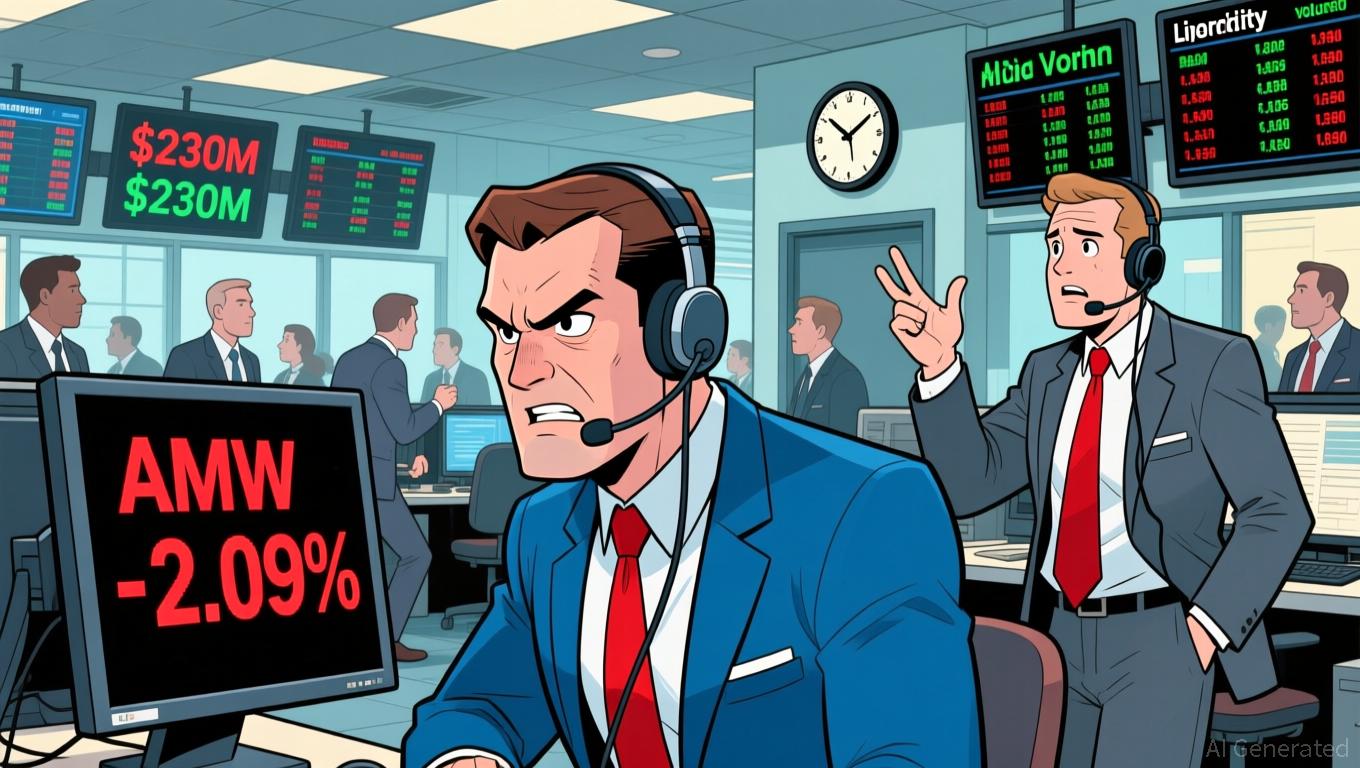 American Water Works Shares Drop 2.09% as $230M Volume Ranks 472nd in Liquidity