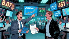 Amkor's 8.07% Surge and 451st Volume Rank Driven by Intel's EMIB Outsourcing Deal