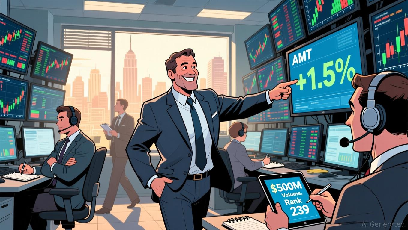 AMT's 1.5% Gain Outpaces Market as $500M Volume Ranks 239th - Article cover image
