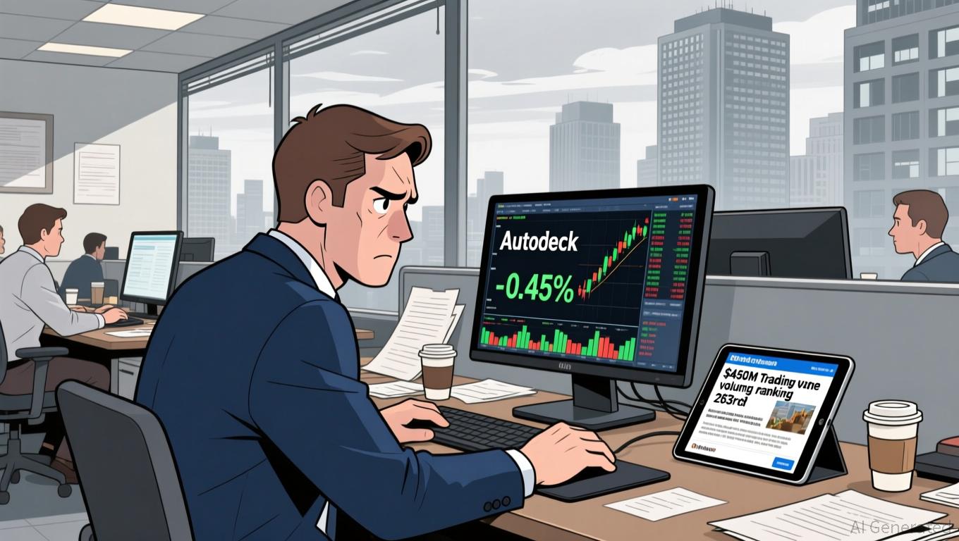 Autodesk Shares Dip 0.45% as $450M Volume Ranks 263rd on Mixed Institutional Moves - Article cover image