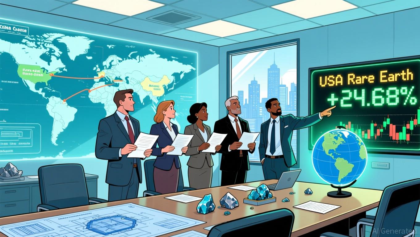 USA Rare Earth Surges 24.68% on Strategic Supply Pact and LCM Acquisition Trading Volume Ranks 315th Amid Geopolitical Push for Rare-Earth Independence - Article cover image