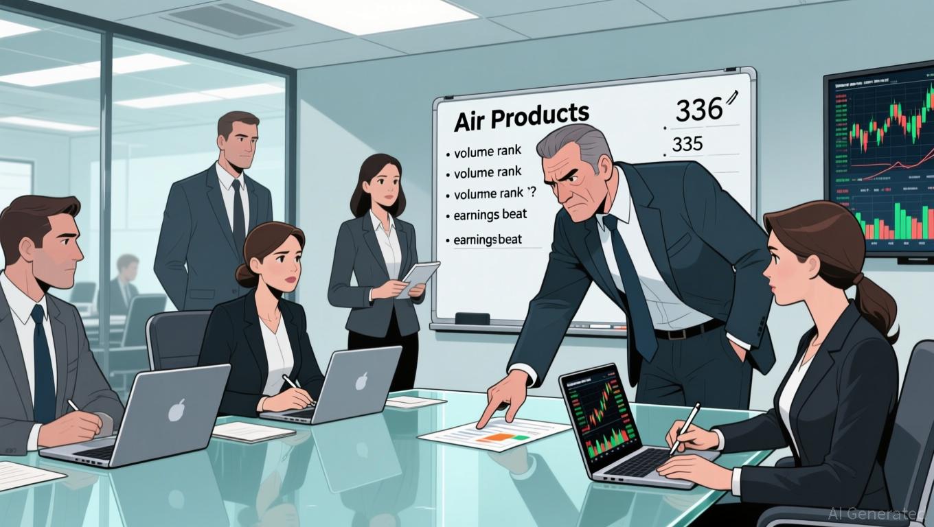 Air Products Gains 0.49% Amid 335th Volume Rank as Institutional Investors Adjust Holdings and Earnings Beat Fuel Cautious Optimism - Article cover image