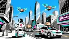 DASH Rises 5.78% as DoorDash Expands Delivery Network and Partnerships