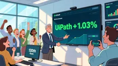 UiPath Stock Surges 1.03% on First GAAP-Profitable Quarter Defying 130th-Ranked 800-Million-Dollar Volume