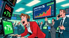 United Airlines Shares Climb Near 52-Week High as $660M Trading Volume Ranks 170th