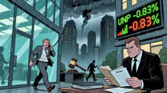 Union Pacific Shares Tumble 0.83% as Volume Plummets to $590M Ranking 184th Amid Regulatory Legal Challenges