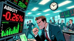 Abbott's 0.26% Slide Contrasts Sector Growth, 203rd in US Trading Volume