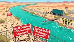 Trump Pressures Mexico With Tariff Threat Over Water Shortfall