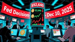 Bitcoin News Today: Bitcoin Hovers Near $92.6K as Fed Rate Decision Looms