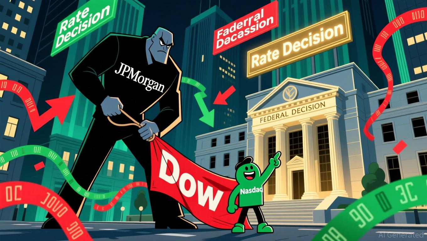 JPMorgan Selloff Drags Dow as US Stocks End Mixed Ahead of Fed Rate Decision - Article cover image