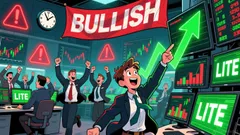 Lumentum Surges 5.19% on Bullish Technicals, Extends 19% Rally on Golden Cross and Strong Volume