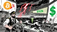 Bitcoin News Today: Bitcoin Stabilizes as Fed Slashes Rates, Crypto Stocks Rally