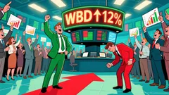 WBD shares surge 4.49% on four-day rally, 20.33% gain signals bullish breakout driven by golden cross and rising wedge pattern.