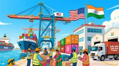 Trump Tariff Hikes Weigh on India Exports, Spur Strategic Concerns