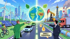 OPEC vs IEA Outlook Divergence: Growth Signals Amid Supply Glut Uncertainties