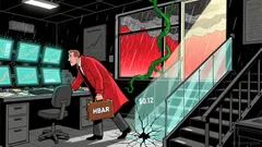 HBAR Nears Critical Support as Selling Pressure Intensifies