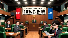 Japan's Political Crossroads: Assessing the LDP-JIP Coalition's Seat-Cut Plan and Its Impact on Market Stability