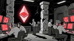 Ethereum News Today: Ethereum Slides to $2,960 as U.S. Selling Pressure and ETF Outflows Weigh on Demand