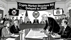 Senate Delays Crypto Bill to 2026, Spurring Regulatory Uncertainty