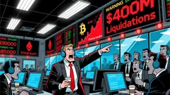 Bitcoin News Today: Bitcoin Plunges to Oversold Levels as $400M in Futures Liquidations Signal Market Fragility