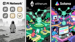 Pi Coin's Valuation Risks Amid Weak Community-to-Usage Transition