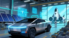 Tesla shares surged 3.45% as SpaceX secures major Cybertruck contract