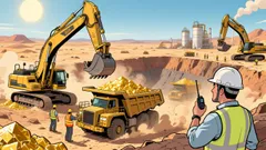 Barrick Mining (B) Surges 2.86% Near 52-Week High Amid Gold Sector Rally and Bullish Options Flow