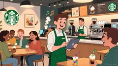 Starbucks' Hybrid Model: Can Tech-Driven Productivity and Human-Centric Design Sustainably Boost Sales and Shareholder Value?