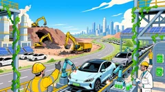 Lithium Argentina shares surged 9.49% driven by robust demand and stable supply chains in lithium sector.