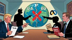 The Geopolitical Risks of Transatlantic Tech Tensions and Their Impact on Global Tech Stocks