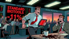 Standard BioTools plunges 11.01% as market skepticism and operational challenges weigh