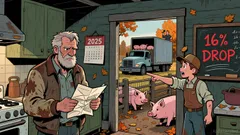 Assessing the Bearish Momentum in Lean Hog Futures Amid Holiday-Driven Weakness