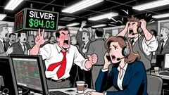 Silver Plunges 10% After Record High as Geopolitical Optimism Shifts Demand