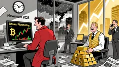 Bitcoin News Today: Gold Rallies, Bitcoin Diverges as Central Banks Shift Risk Appetite