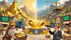 Gold Mining Stocks After the 250% Rally: A Structural Re-Rating or a Technical Exhaustion?