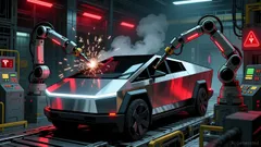 Tesla's Cybertruck Struggles: Implications for EV Market Dynamics and Supplier Exposure