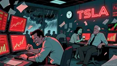 Tesla's Stock Falls 3.27% in Fourth Consecutive Decline, Total 5.95% as Technical Indicators Signal Extended Downtrend