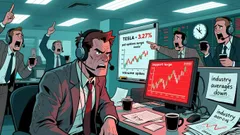 Tesla shares fell 3.27% amid broader selloff driven by monetary policy concerns and growth stock pressures.