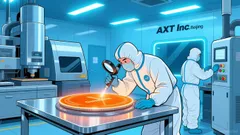 AXT Inc. (NASDAQ: AXTI) shares surged 8.29% following completion of $100 million public offering to expand InP production.