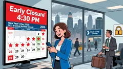 2026 Stock Market Holiday Schedule: What to Know for New Year's Day Closure