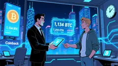 BlackRock Deposits 1,134 BTC and 7,255 ETH Into Coinbase