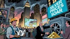 Silver Surges Past $81 as Geopolitical Rally Closes Gap with Nvidia's Market Cap